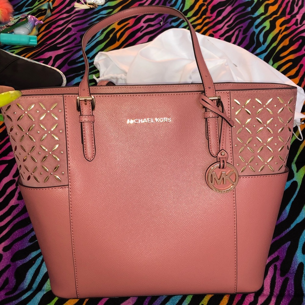 MK Rose Pink Tote Purse